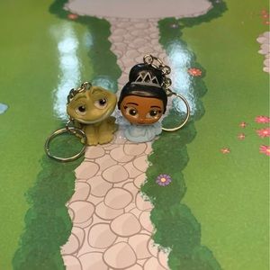Disney doorable princess & the frog keychain